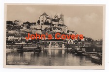 1930's GERMANY Postcard BREISACH Real Photo RHEINHAFEN HARBOUR Unused RP