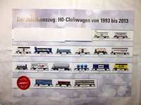 Märklin HO-GÜTERWAGEN 18 Stück-INSIDER-JAHRESWAGEN 1997-2014