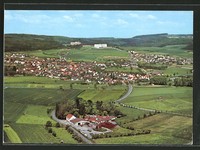 schöne AK Bad Zwesten, Gesamtansicht aus der Vogelschau 