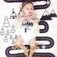 Cotton Newborn Baby Girl Boy Clothes Bodysuit Romper Jumpsuit Playsuit Outfits