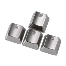 Keyset Zinc Transparent WASD Key Caps Cherry MX for Metal Mechanical Keyboard