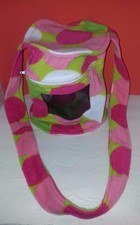 Sugar Glider Single Condo Bonding Pouch (Pink/Green Dots)
