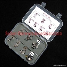 7pcs Hemmer Bias Tape Binder Foot Feet Kit For Singer Brother Janome Juki Sewing