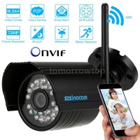 Außen HD Wireless Wifi IP Kamera Überwachungskamera Funk Outdoor Nachtsicht P6Q9