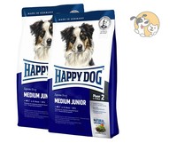 Happy Dog Supreme Young Medium Junior 2x10kg | Hundefutter | Lachs + Geflügel |