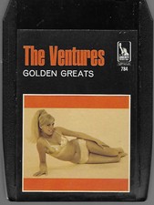 The Ventures    Golden Greats   8 Track Tape   1967  Liberty Records