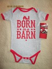 CASE 11 FOR KIDS COUNTRY CASUALS BABY BOYS ONESIE* NWT'S*GRAY & RED *SZ 12 MTHS 