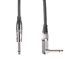 Neewer 10ft/3M Guitar Instrument Cable with 1/4" Straight to Right Angle Plug