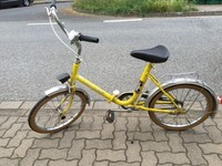 Gut Erhaltenes Kolbe Klapprad 20 Zoll Gelb