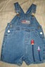 Carters Just one Year Denim Jeans Overalls 6 Months Boys Race Cars