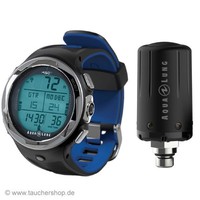 Aqua Lung I450 Tauchcomputer / Uhr in Farbe blau/schwarz mit Sender-Neuheit 2016