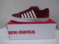 K-SWISS Adcourt Sneaker Herren Schuhe Leder 39 40 41 42 43 44 45 46 47 Merlot