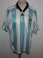 VINTAGE ADIDAS 1998-1999 ARGENTINA ARGENTINIEN TRIKOT Gr L