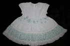 Naartjie girls 18 - 24 month Precious Summer dress- tiered aqua & white- GUC