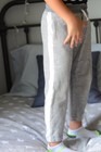 Boys Size 6 JCREW Crewcuts Gray Side Stripe Jogger sweat pants