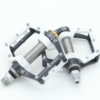 Fahrrad Pedalen Plattform Fahrradpedale Pedale Fahrrad Pedale MTB 9/16" Schwarz