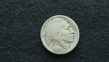 1918-S BUFFALO NICKEL IN  GOOD CONDITION E-6-15 (SEE PICTURES)