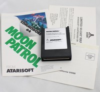 Commodore C64 Modul / Cartridge MOON PATROL mit Anleitung - Atarisoft