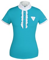 Turniershirt, Turnierbluse, Fairplay Charlotte, hellblau, Gr. M/38 NEU 2016