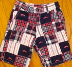 JANIE AND JACK patchwork cars shorts boys 5 adjustable waist