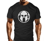 Spartan Warrior Gym Bodybuilding T Shirt Training Workout MMA Casual Fit