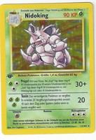 CCG 250 Pokemon Nidoking Foil aus Base Set 1. Edition