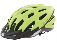 Fahrradhelm "SAFETY neongelb" LED Gr  L 58-61cm Erwachsene