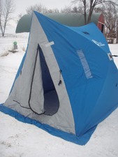 Clam Twin Hub 2 Fish house hunting tent New in box free shipping