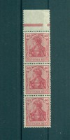 Briefmarken 3er Streifen mit OR Deutsches Reich Mi Nr 145 postfrisch
