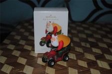 Hallmark Keepsake Ornament Santa Claus Atv 4 Wheeler Off Road Adventure Mint New