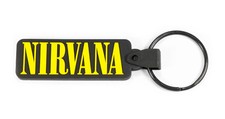 Nirvana Rubber Keychain Keyring Key Chain Key Ring