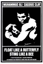 Float Like A Butterfly Sting Like A Bee Movie Poster 27x40 Muhammad Ali (Cassius
