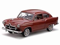 Kaiser Henry J 1951 Coral Metallic / Dark Red 1:18 Model 5101 SUN STAR