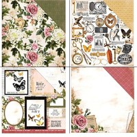 Kaisercraft Treasured Moments 1xScrappapier verschiedene Motive 30,5x30,5cm