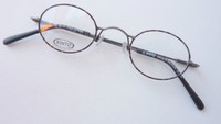 Kinto Metallgestell nickelfrei Klassiklook Brillenfassung klein oval GR. S frame