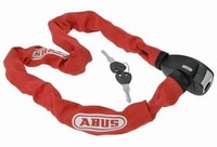ABUS Ionus 6800/110 Level 5 110 cm lang Kettenschloss Fahrradschloss rot
