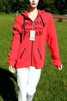 Spooks Damenhoodie-Jacke mit Kapuze, Größe L, candy, NEU 