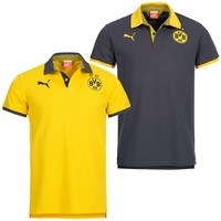 BVB 09 Borussia Dortmund PUMA T7 Polo-Shirt Fanshirt Poloshirt 128 - 3XL neu