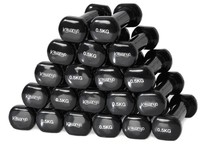 10 Paar 0.5kg KAWANYO Vinyl Hantel Krafttraining Workout Gewicht Fitness 10x0.5 