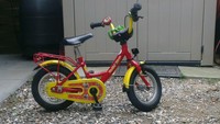 Kinderfahrrad 12 Zoll - rot - Flotte Biene