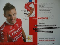 Tristan Valentin Radsport Cofidis 2007 AK Druck