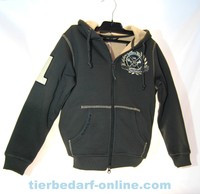 Equi-Thème CECIL Kinder Sweatjacke Kapuzen Jacke grau/beige Gr. 140