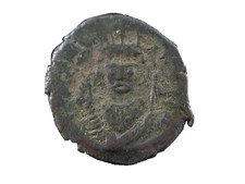 Ae Follis of Byzantine Emperor Tiberius Ii 578-582 Ad 61017