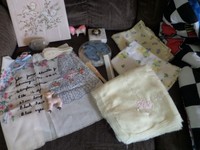VINTAGE  FIRST TOOTH HOLDER Baby Sheets BLANKET Toy BABY BOOK ITEMS 