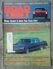 1976 September Road Test Magazine Boneville Ford Pinto Scarab Datsun Z V8