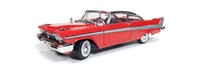 1958 Plymouth Fury Christine in 1:18 Auto World ERTL rot red mit Licht  AWSS108