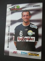 16241 Gregorz Tkaczyk SC Magdeburg Handball original signierte Autogrammkarte