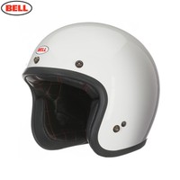 Bell Street Custom 500 Open Face Scooter Motorcycle Helmet (Solid Vintage White)
