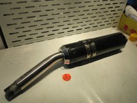 Kawasaki ZX9R BJ`96 Auspufftopf KHI K 329 e1 0261 gebraucht mit Gebrauchsspuren 