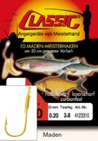 Classic Vorfachhaken Made gebundene Haken alle Größe Angelhaken 50 cm 